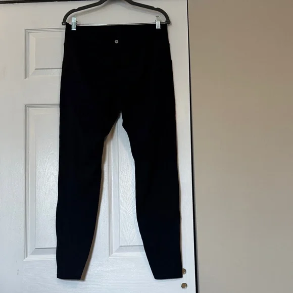 HALARA Black Full-Length Leggings w/ butt cinch - Picture 3 of 4